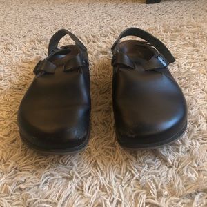 Birkenstock Tokio Super Grip Black Leather